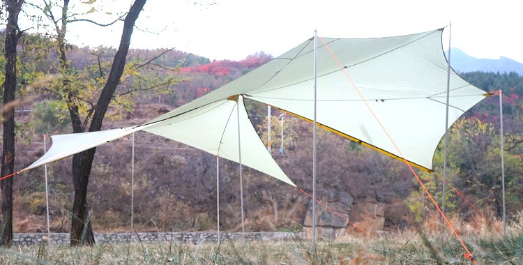 Cheap Goat Tents Outdoor 370cm x 370cm x 250cm tower tent large space tent  for 5 8 person Tents 
